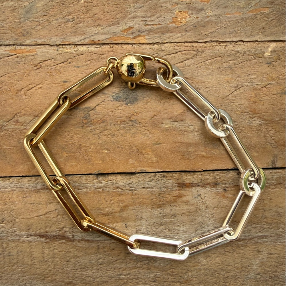 Andi Slim Two-Tone Bracelet - Picture 3 of 4